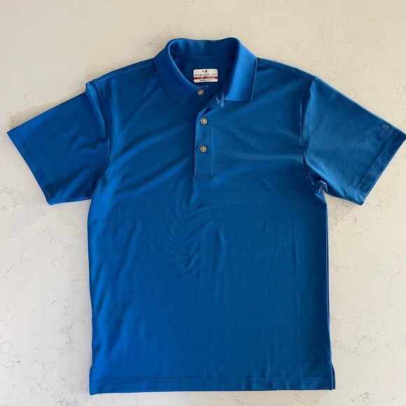 Grand Slam Air Flow Athletic SS 3 Button Poly Polo Golf Shirt Blue Sz S NWOT - Picture 1 of 10